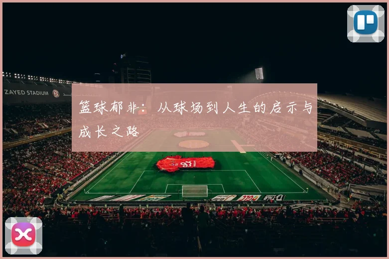 篮球郁非：从球场到人生的启示与成长之路